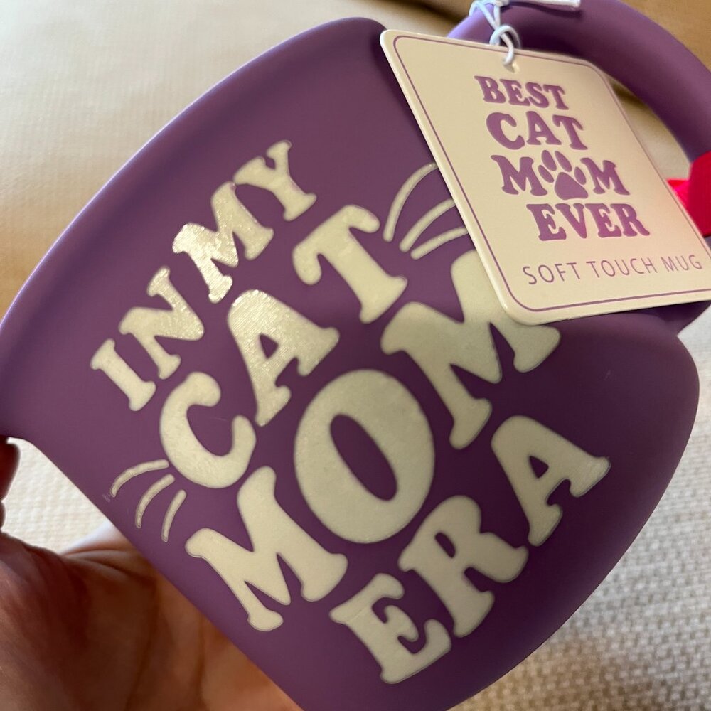 Cat Mom‎ Era Purple Mug (new/pets/x)